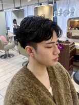 キャンバス バイ ネオリーブ 横浜西口(Canvas by neo.)&nbsp;メンズパーマ　フェザーパーマ　フェザーショート　横浜