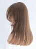 【時短&ダメージ減】カット＋カスタム縮毛矯正＋OGカラー＋３STEP Tr￥22000