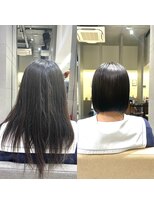 キミトヘアデザインアンドスパ(Kimito Hair design&spa)&nbsp;ぱつっとボブ　切りっぱなしボブ　ラインボブ　ボブ