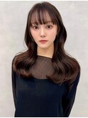 韓国レイヤー/ワインレッド/マロンベージュ/イメチェン/吉祥寺