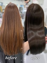 ハピネス 梅田茶屋町店(HAPPINESS)&nbsp;韓国風/レイヤーカット/顔周り/顔まわり/髪質改善/ベージュ