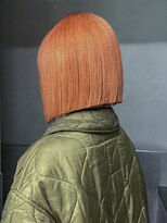 ボブミディアムショート美髪おくれ毛_ba550661