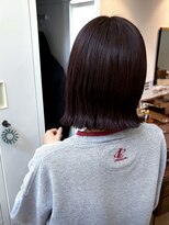ラブハーツアンドビー(luve heart's And Be×La Chouette) 切りっぱなしボブ/心斎橋美容室