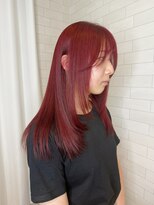 アルマヘア(Alma hair) ブリーチなしレッド