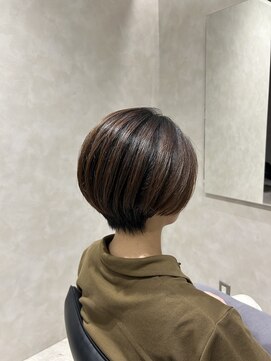 トキ(toki) 丸みショート×オレンジベージュ