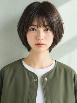 コトナ 越谷店 30代40代50代絶壁解消ひし形小顔前下がりショートボブ【越谷】