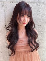 ロンドメリア 天神大名店(Lond Melia)&nbsp;黒髪カタログ/オリーブグレー/小顔に見せるヘア/クラゲヘアー