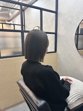 【お客様スタイル】水素トリートメント　ボブ　銀座　東銀座