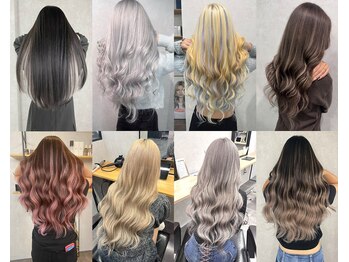 エル オオサカ 心斎橋店(L. OSAKA)の写真/◎カラー&エクステ専門店！染めれるエクステ◎自社制作の最高品質羽エクステで圧倒的馴染み力◎