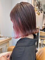 ロンド クラン 岡崎(Lond Clan)&nbsp;大人可愛いピンクインナーボブ