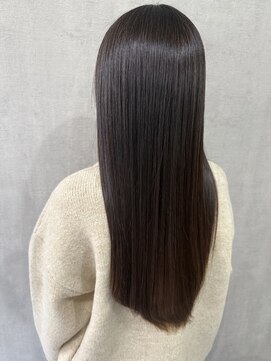 ハウス(HAUS.) 縮毛矯正、ポイントストレート、ロング