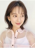 ☆ 韓国風 ミディアムレイヤー シースルーバング☆イメチェン