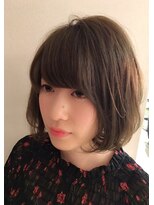 大人可愛いボブ スタイル 担当本田奈穂美