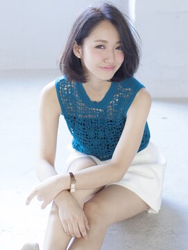 エアー 福岡(AIR) ［air-FUKUOKA　竹石］ シンプルなボブ