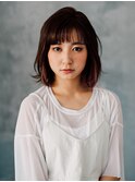 【瀬田◆エクファヘアリゾート】ちょい甘切りっぱなしボブ