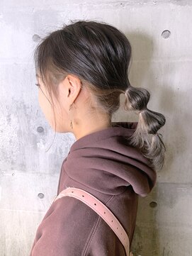 ジルバイジアン(JILL by GIEN) インナーカラー x 簡単たまねぎアレンジ ♪♪ @タナカ