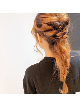 ディーヘアーデザイン(d.HAIR DESIGN) ハイトーン☆編みおろし