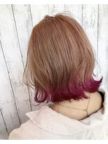 ヴァンカウンシル 松本店(VAN COUNCIL)&nbsp;切りっぱなしボブ_グラデーションカラー_チョコブラウン