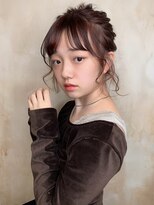 ニスル 町田店(NISURU)&nbsp;似合わせカット/大人ガーリー/ダークアッシュ/着物/町田/町田駅