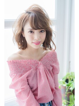 ミエル ヘア 新宿(miel hair) 〈mielhair新宿〉イルミナカラー 小顔ミディ