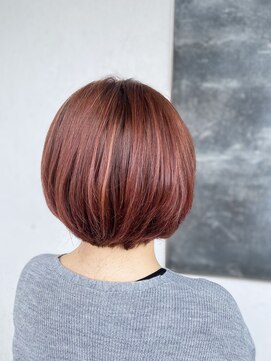 ドルチェヘアー(DOLCE HAIR) ピンクハイライトカラー