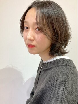 カロリー(Cal-) ウルフボブ × マットグレー