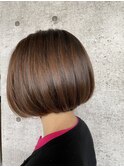 立体感ボブ