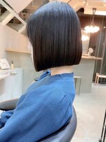 リール 銀座(R'EEL)&nbsp;黒髪ボブルフ×髪質改善[銀座]