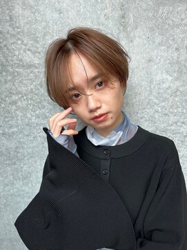 イミ(imi) 透明感カラー/似合わせショート/シアーグレージュ/登戸