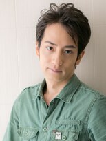 モッズヘアー メン 戸田公園店(mod's hair men)&nbsp;パーマで好感度ＵＰなかき上げアッシュオリーブヘアa戸田公園