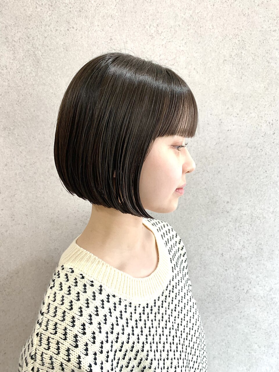 大人可愛い小顔前下がりボブ×ナチュラルボブ×ミニボブ20代30代