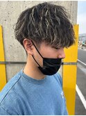 波巻きパーマツイストスパイラルパーマ波巻きスパイラルパーマ