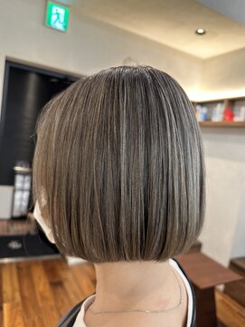 ネックス 表参道本店(nex) nex表参道明るい白髪染めナチュラルベージュ30代40代50代60代