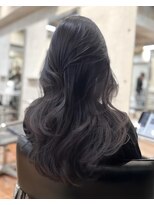 サイン 渋谷(SIGN) 韓国ヘアーハッシュカットレイヤーカットグレージュブリーチ無し