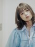 【平日限定】デザインカット＋トレンドカラー＋トリートメント　￥8900