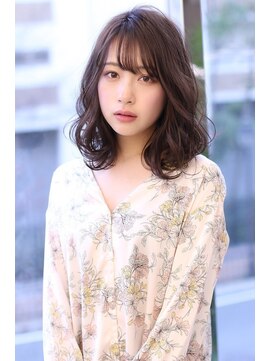 オーロ 千里山店(ORO) 20代30代40代50代ボブルフネビージュ小顔ワンレンショート