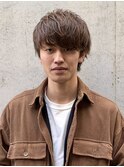 メンズ/マッシュ/王道/束感