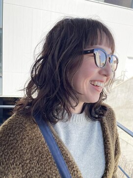 ナループロアボタン(Nalu pu loa BOTAN) レイヤーカット/ミディアムパーマ