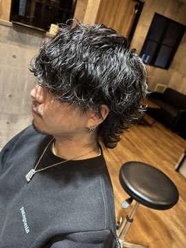 レオン(LEON) 波巻き パーマ 六甲 メンズ