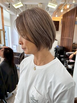 ハーツ(Heart's) ◇大人可愛い20代30代40代50代前下がりショートボブ丸みショート