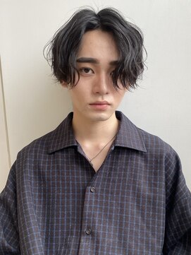 ユーフォリア 渋谷グランデ(Euphoria SHIBUYA GRANDE) ウェーブパーマ ニュアンスパーマ センターパート MOMO