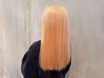 ヘアサロン アウラ(hair salon aura)の写真/《ダメージレスで叶うハイトーンカラー》ケアブリーチで滑らかな質感のダブルカラーをお届け＊[盛岡駅]
