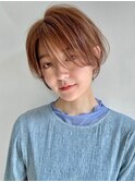 ☆【春日】ブリーチなしカラーくせ毛カット小顔ヘア3