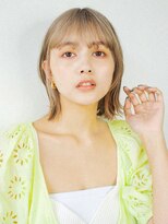 ジプソ 池袋西口(Gypso)&nbsp;ミルクボブ8/池袋美容室/髪質改善カラー/白髪ぼかし/縮毛矯正