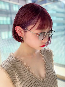 スウド(Swd) 大人モード&コンパクトボブ/オン眉/ハイトーン/ローズピンク