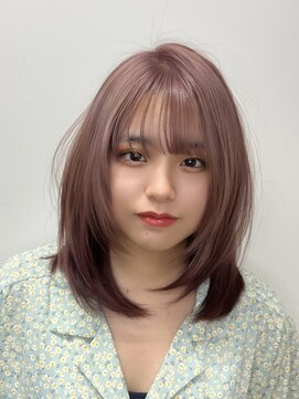 アマトウキョウスマートサロン(AMA TOKYO×Smart Salon) 韓国ヘア　2wayバング  レイヤーカット くびれヘア  顔周り