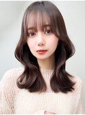 韓国風◎秋色レイヤー改善カラーで小顔美人グレージュ