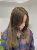 ☆ハイトーンブリーチミルクティーカラーホワイトベージュカラー