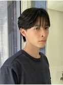 毛流れシースルーバング