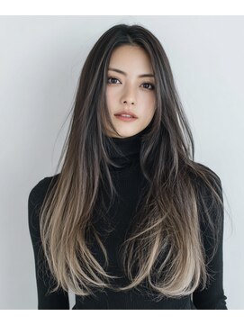 ルシードスタイル アウラ 松戸市五香(LUCIDO STYLE Aura) ロングスタイル【松戸・五香・白髪染め・カラー・髪質改善